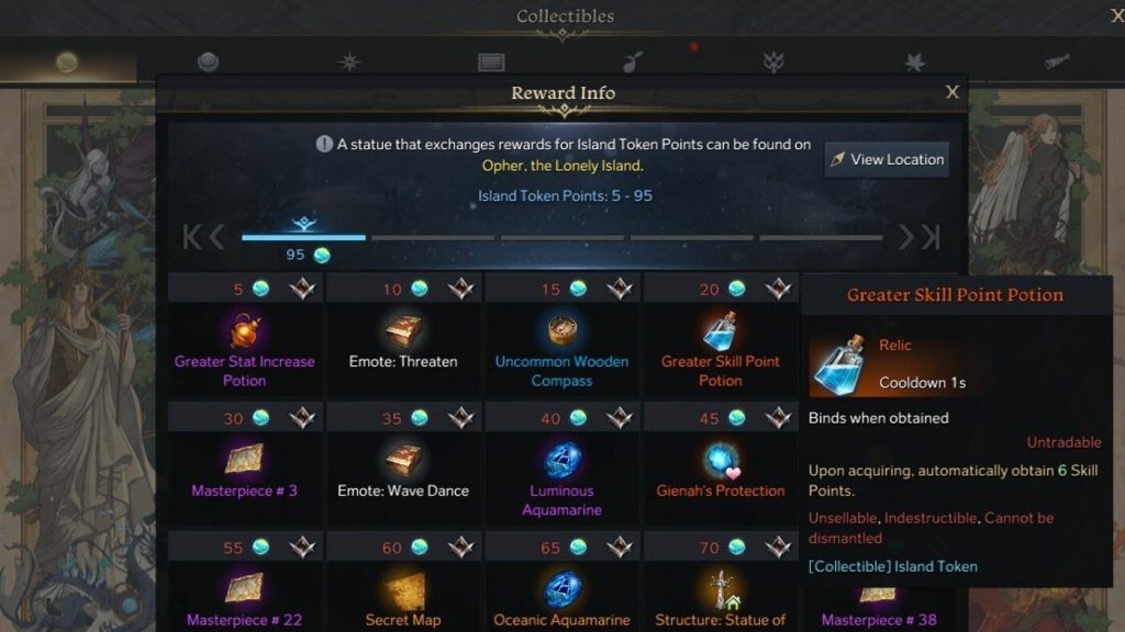 Lost Ark Skill Point Potions